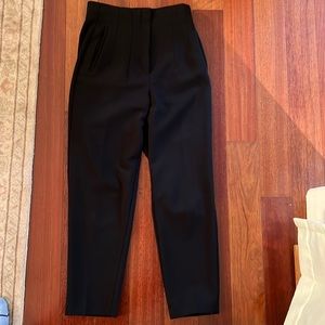 Zara high waisted black trousers